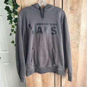 Vans black and gray hoodie